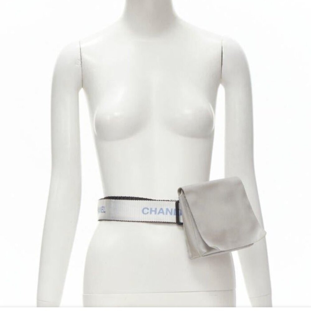 PRICE DROP - Vintage Chanel 1990's Sport Square Nylon Waist Belt Bag